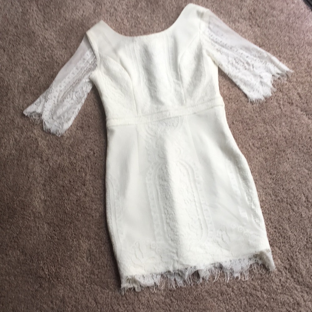 Gorgeous ivory lace dress